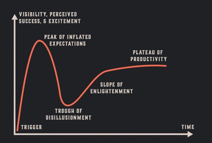 The trough of despair